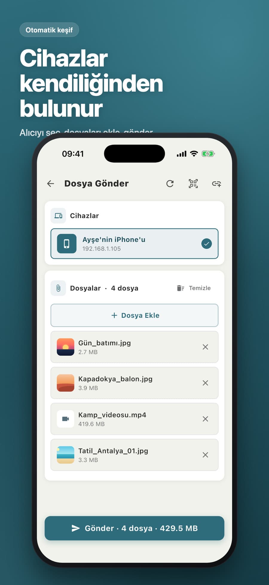 Wifile – Dosya gönder