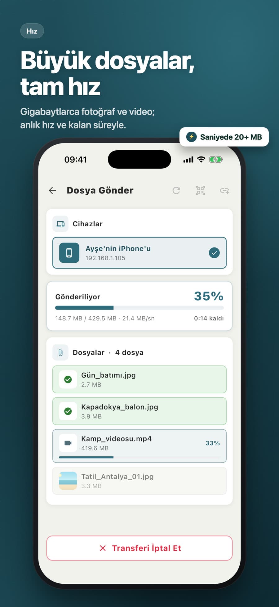 Wifile – Transfer