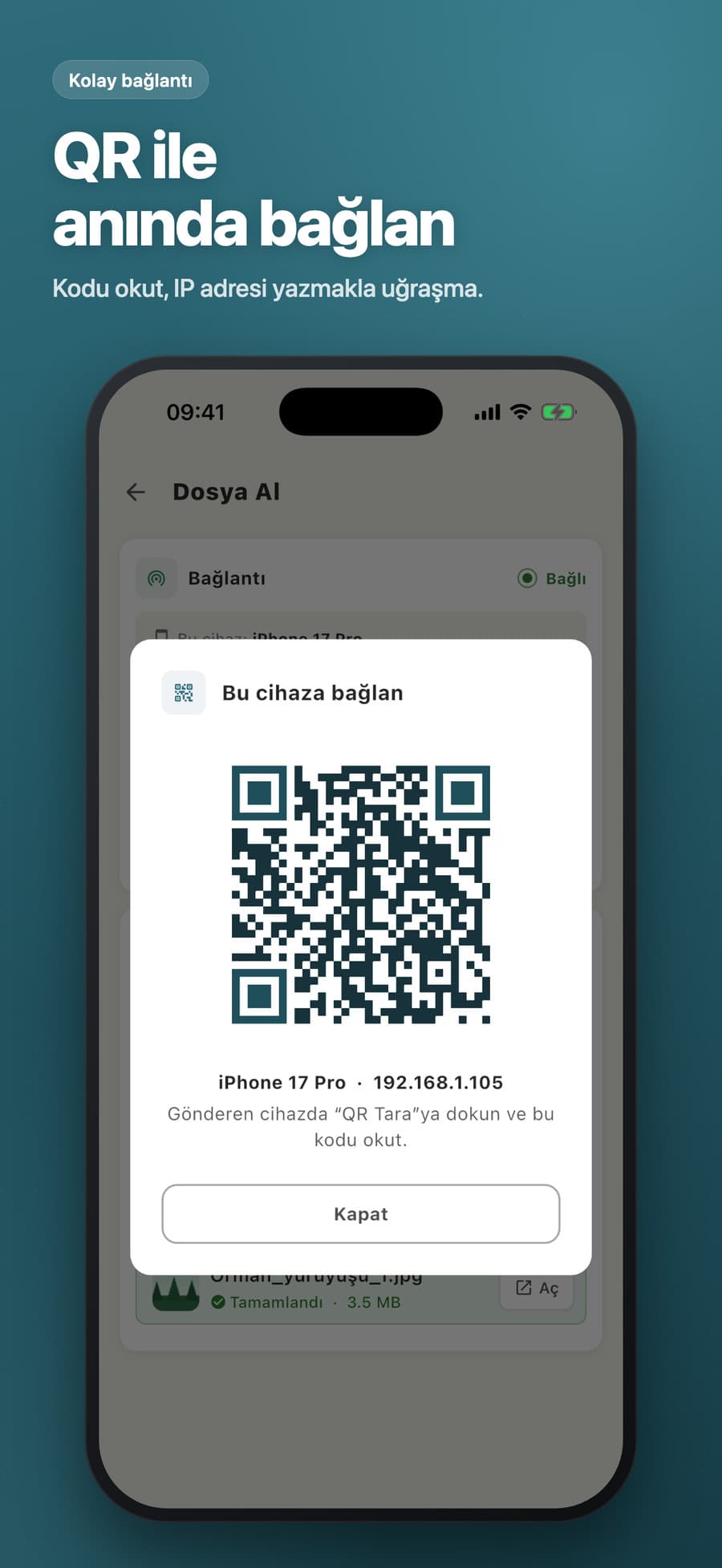 Wifile – QR ile bağlan